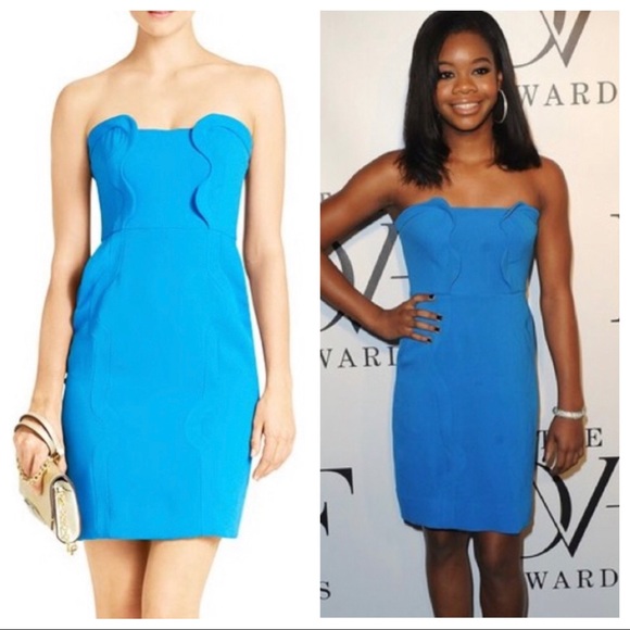 DIANE VON FURSTENBERG Strapless Mini Dress